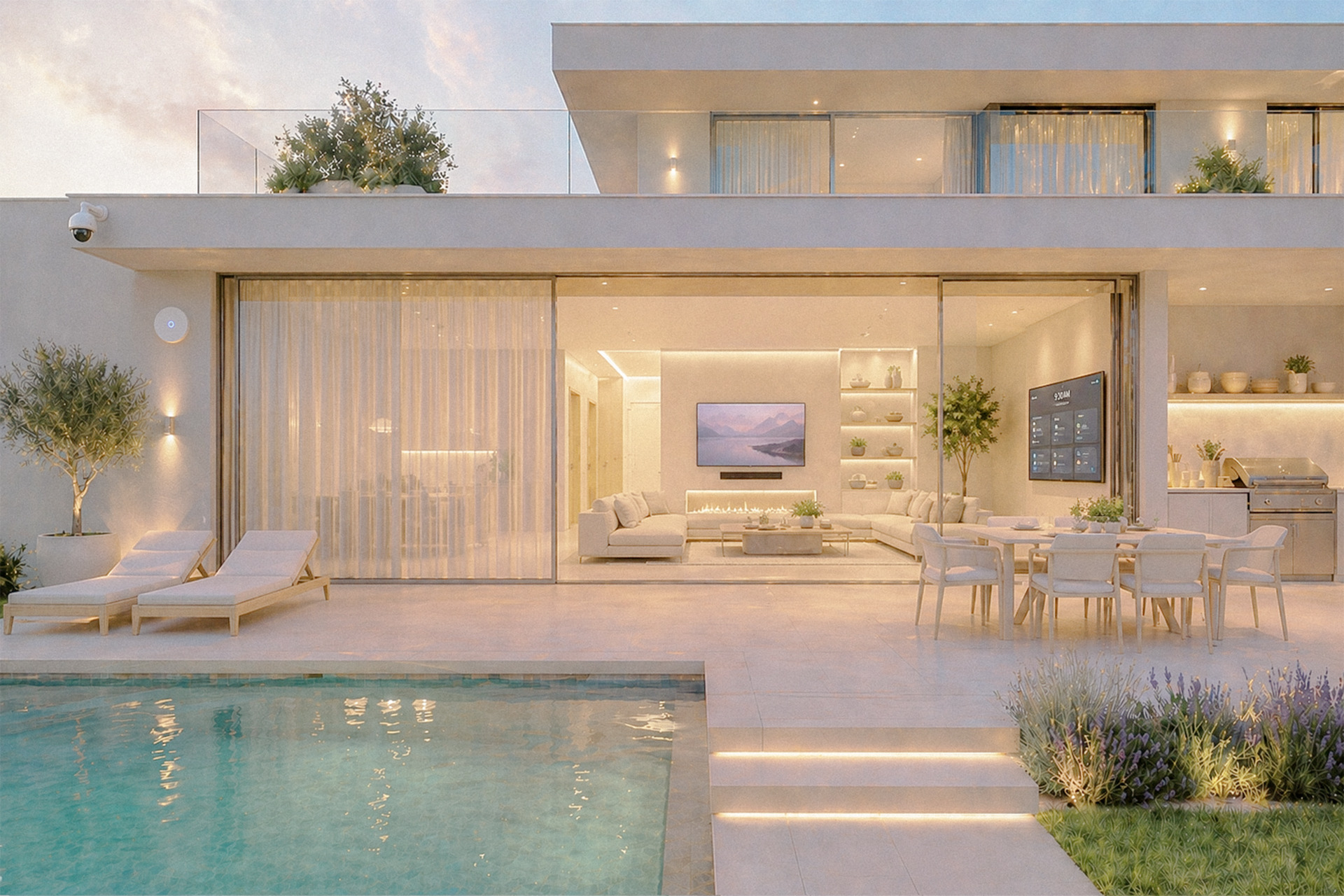 Plano interactivo Smart Home — Teleworks One