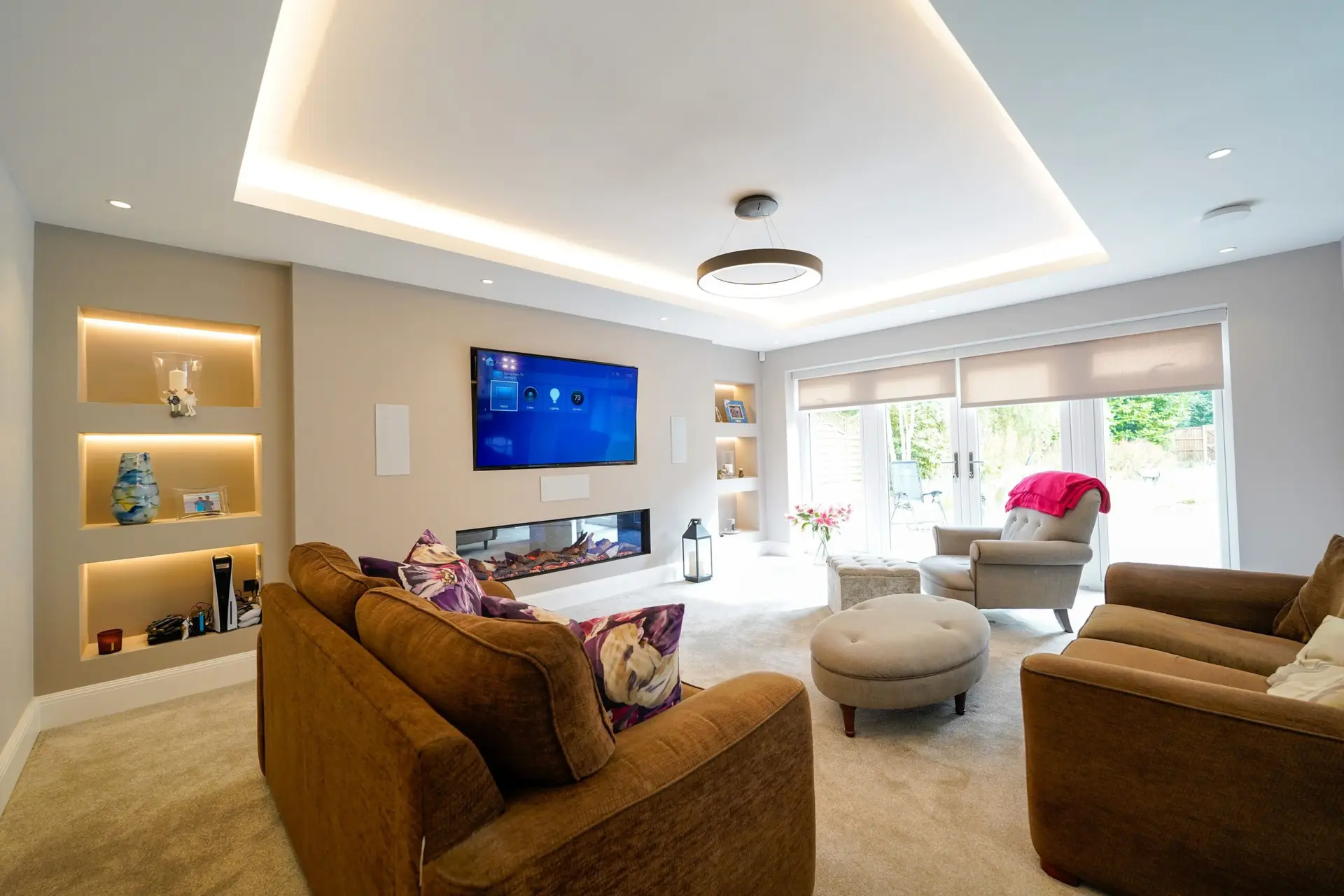 Sala con automatización